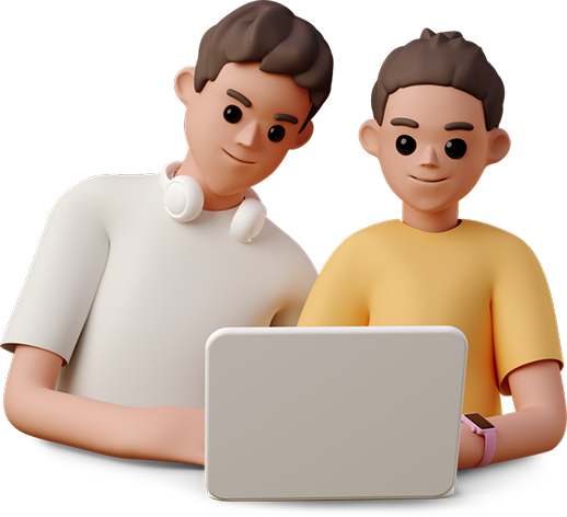 Students collaborating